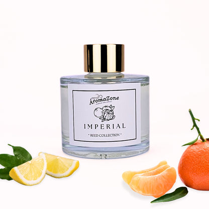 🍋IMPERIAL🍊 Odorizant de cameră natural cu bețișoare, bază ECO-FRIENDLY, handmade - Lămâie, Mandarină, Grapefruit