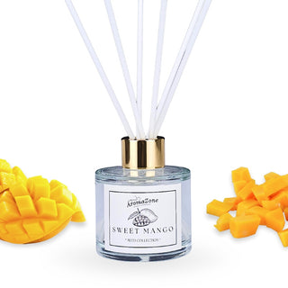 🥭SWEET MANGO💛 Odorizant de cameră natural cu bețișoare, bază ECO-FRIENDLY, handmade - Mango, Ananas