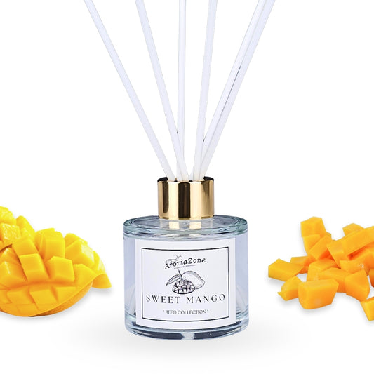 🥭SWEET MANGO💛 Odorizant de cameră natural cu bețișoare, bază ECO-FRIENDLY, handmade - Mango, Ananas