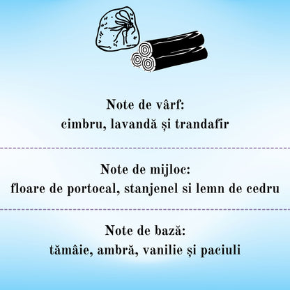 🪻AMBERWOOD🪵 Lumânare parfumată decorativă, ceară naturală handmade