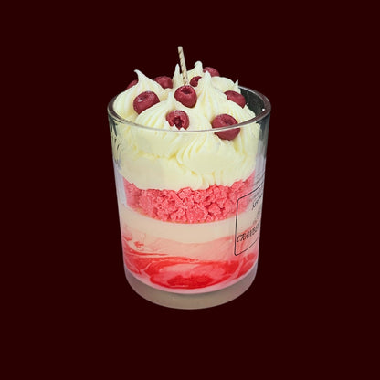 🍅CRANBERRY TART🍰 Lumânare parfumată decorativă, ceară naturală handmade