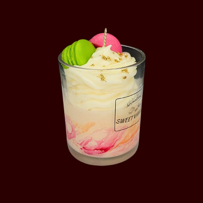🍦SWEET VANILLA🍡 Lumânare parfumată decorativă, ceară naturală handmade