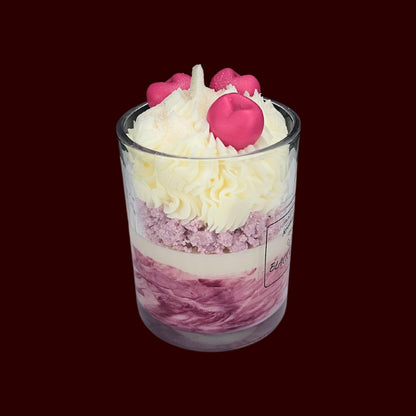 🍒BLACK CHERRY❤️ Lumânare parfumată decorativă, ceară naturală handmade