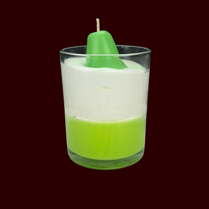 🍐JUICY PEAR🌼 Lumânare parfumată decorativă, ceară naturală handmade