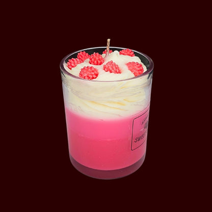 🍓SWEET BERRY❤️ Lumânare parfumată decorativă, ceară naturală handmade