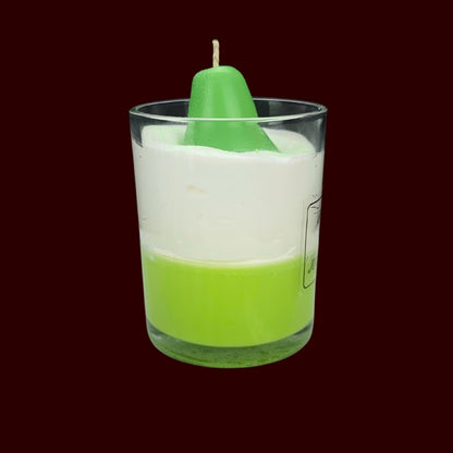 🍐JUICY PEAR🌼 Lumânare parfumată decorativă, ceară naturală handmade