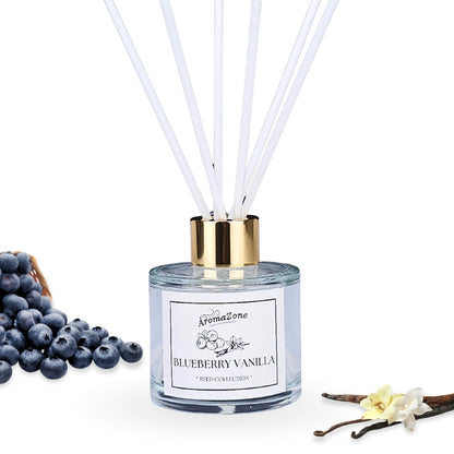 🫐BLUEBERRY VANILLA🍦 Odorizant de cameră natural cu bețișoare, bază ECO-FRIENDLY, handmade - Afine, Vanilie