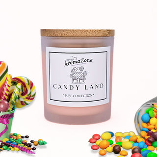 🍭CANDY LAND🍬 Lumânare parfumată decorativă, ceară naturală handmade - Bomboane, Cireșe, Prune