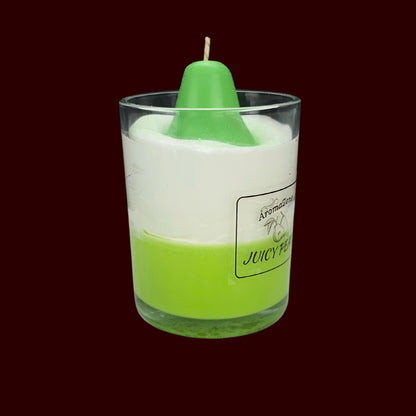 🍐JUICY PEAR🌼 Lumânare parfumată decorativă, ceară naturală handmade