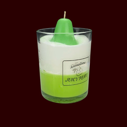 🍐JUICY PEAR🌼 Lumânare parfumată decorativă, ceară naturală handmade