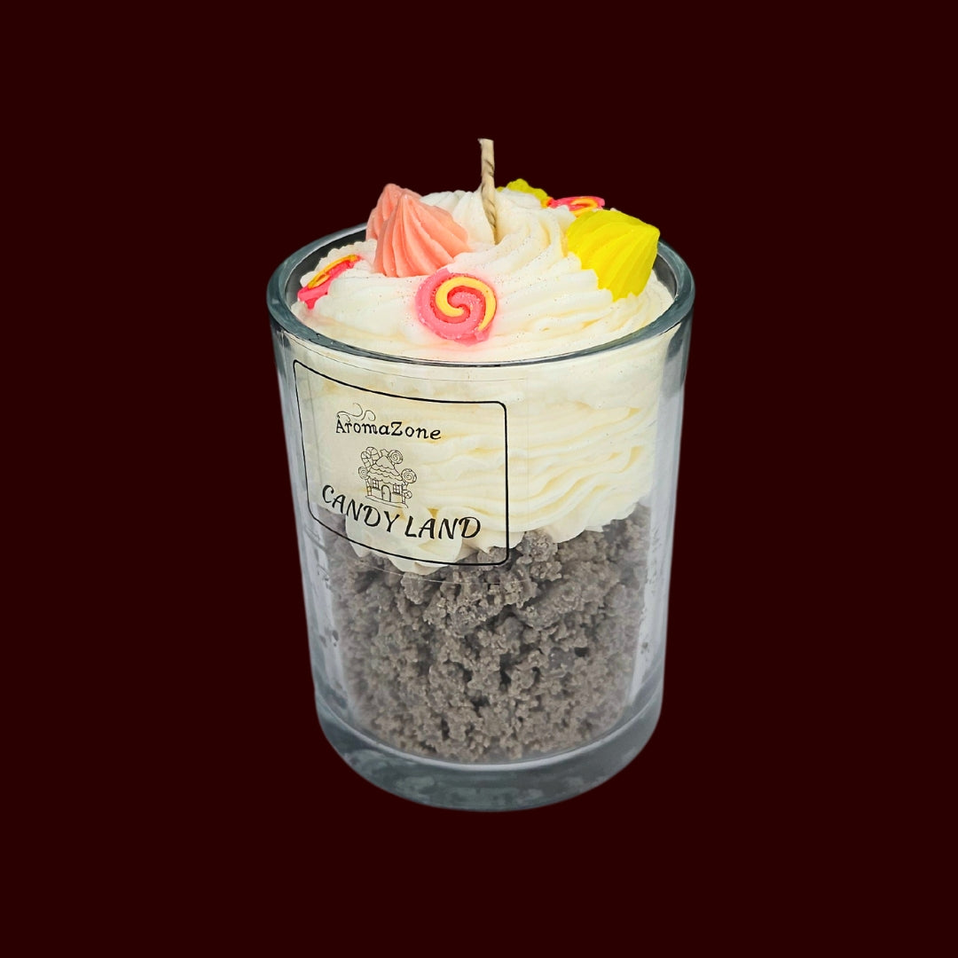 🍭CANDY LAND🍬 Lumânare parfumată decorativă, ceară naturală handmade
