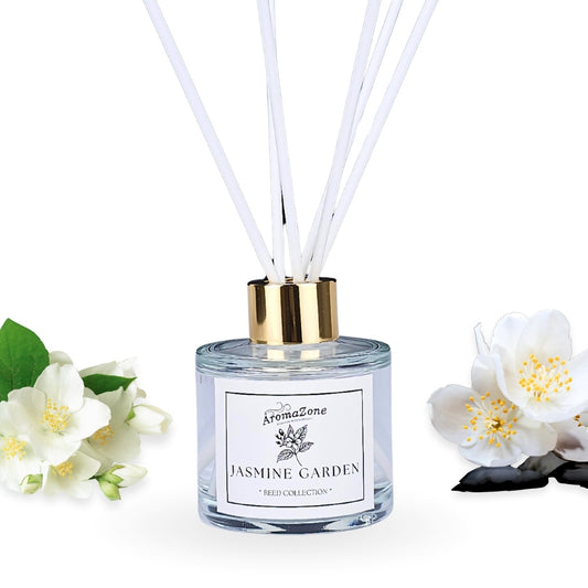 🌸JASMINE GARDEN🌿 Odorizant de cameră natural cu bețișoare, bază ECO-FRIENDLY, handmade - Iasomie, Mosc, Ylang-Ylang