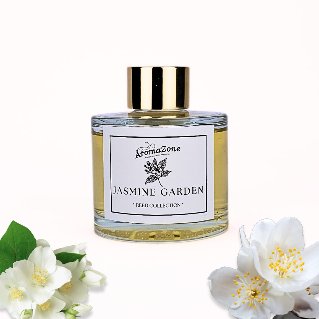 🌸JASMINE GARDEN🌿 Odorizant de cameră natural cu bețișoare, bază ECO-FRIENDLY, handmade - Iasomie, Mosc, Ylang-Ylang