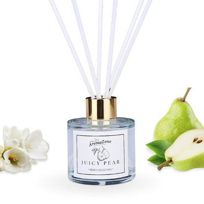 🍐JUICY PEAR🌼 Odorizant de cameră natural cu bețișoare, bază ECO-FRIENDLY, handmade - Pară, Orhidee, Paciuli