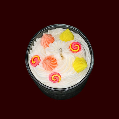 🍭CANDY LAND🍬 Lumânare parfumată decorativă, ceară naturală handmade