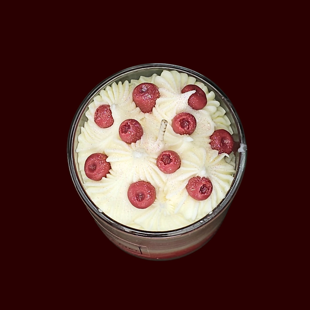 🍅CRANBERRY TART🍰 Lumânare parfumată decorativă, ceară naturală handmade