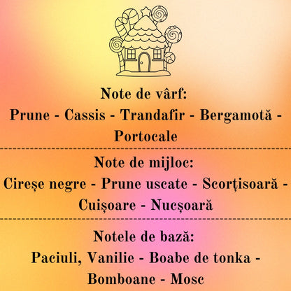 🍭CANDY LAND🍬 Lumânare parfumată decorativă, ceară naturală handmade