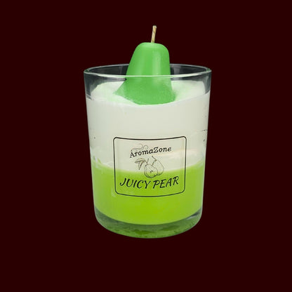 🍐JUICY PEAR🌼 Lumânare parfumată decorativă, ceară naturală handmade