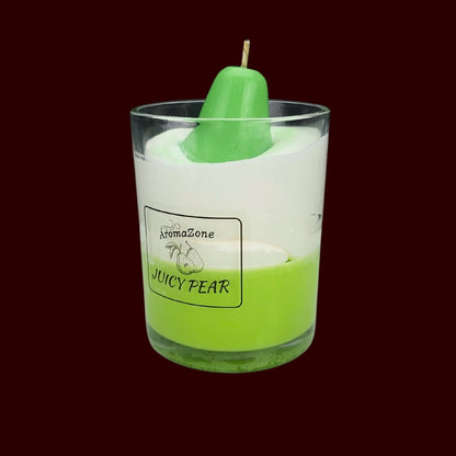 🍐JUICY PEAR🌼 Lumânare parfumată decorativă, ceară naturală handmade