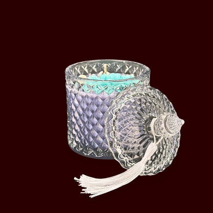 🪻BLACK ORCHID🪵 Lumânare parfumată decorativă, ceară naturală handmade