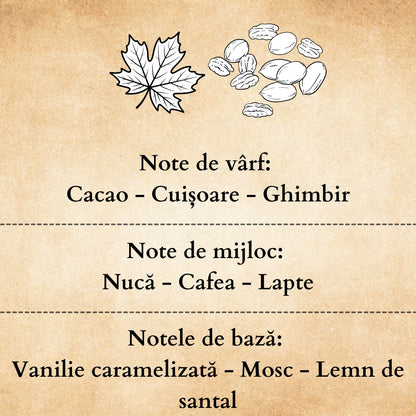 🥞MAPLE&PECAN🥜 Odorizant de cameră natural cu bețișoare, bază ECO-FRIENDLY, handmade - Vanilie, Nucă, Cacao