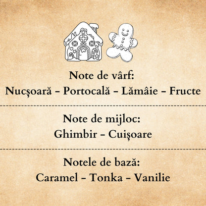 🥞PUMPKIN SPICE🥧 Lumânare parfumată decorativă, ceară naturală handmade - Caramel, Vanilie, Scorțișoară