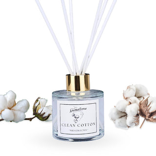 🫧CLEAN COTTON✨ Odorizant de cameră natural cu bețișoare, bază ECO-FRIENDLY, handmade - Bumbac, Iasomie, Mosc