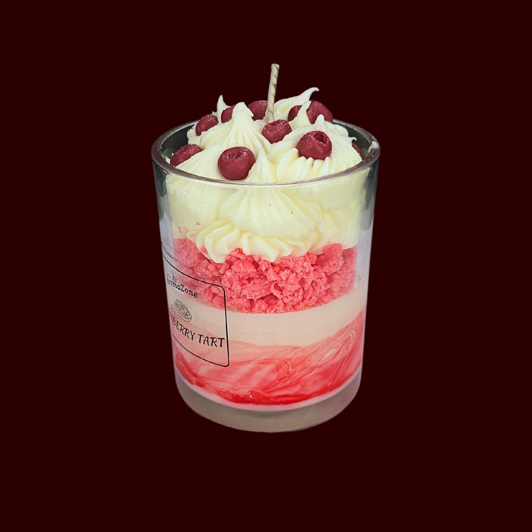 🍅CRANBERRY TART🍰 Lumânare parfumată decorativă, ceară naturală handmade